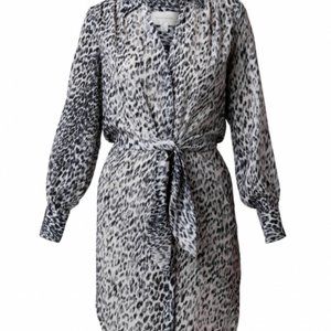 Brochu Walker Madsen Leopard Print Shirtdress, Sm